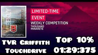 [Touchdrive] Asphalt 9 Legends Weekly Competition - Top 10% - 01:29:375 - Thousand Minarets