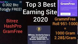 BEST 3 Site EARNING MONEY Totally FREE 2020 By Cryptos Flauing In Spanish