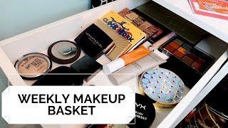 Community Weekly Makeup Basket I Shop My Stash I Top 10 Bottom 10