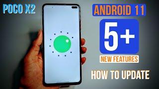 Poco X2 Android 11 Update Top 5+ Features | Poco X2 MIUI 12.1.2.0 Update | How to update android 11