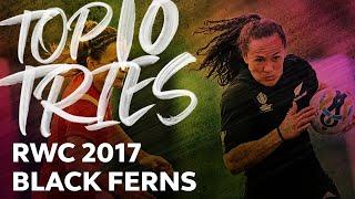 BRILLIANT BLACK FERNS | New Zealand Women Top 10 Rugby World Cup 2017 Tries 