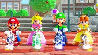 Super Mario Party Best Minigames - Mario vs Luigi vs Peach vs Daisy (Very Hard CPU)