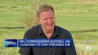 I believe NFL media rights will be moving to a streaming service, says NFL's Goodell