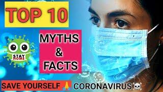 Top 10 Myths and Fact | Coronavirus | Stay Safe Stay Home | By MKFITNESS