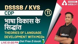 भाषा विकास के सिद्धांत | Theories of Language Development With MCQs (Class 11) | CDP | DSSSB / KVS