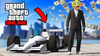 Je deviens MILLIARDAIRE sur GTA 5 Online !? + Nouvelle Course F1