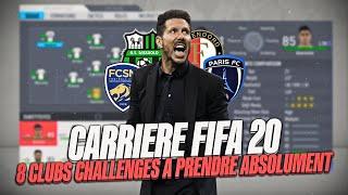 FIFA 20 | 8 CLUBS QU'IL FAUT ABSOLUMENT PRENDRE EN CARRIÈRE MANAGER ! (GROS CHALLENGES)