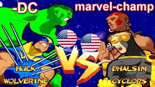 Marvel Super Heroes Vs. Street Fighter - -DC vs marvel-champ FT10