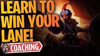 Teaching the best champ for mastering lane domination! Challenger LoL Coaching