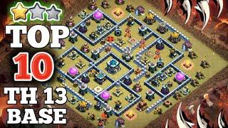 *New* Top 10 TH13 War Base Link 2020 | Base Link Given In Video Description (Town Hall 13)