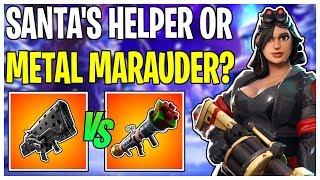 Metal Marauder vs Santa's Little Helper! Best Rocket Launchers in STW | Fortnite Save The World