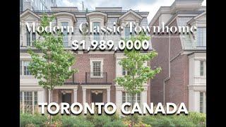 Modern Classic Townhouse For Sale. Top Toronto Real Estate Agent Karen Law 