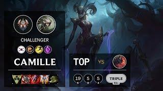 Camille Top vs Aatrox - KR Challenger Patch 10.4