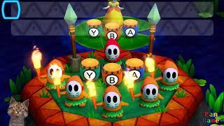 Mario Party Top 100 MiniGames - (Master Cpu) - Wario vs Waluigi vs Daisy vs Peach - Three Throw#01