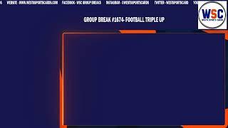 Group Break#1674- 4 Box FOOTBALL MIXER TRIPLE UP GUARANTEED TOP 10 TEAM MOSIAC PHOENIX +$100GBCR