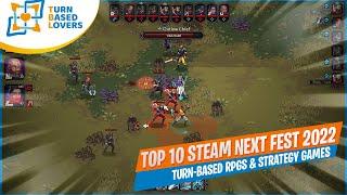 Next Fest 2022 Top 10 Turn-Based RPGs Strategy Games