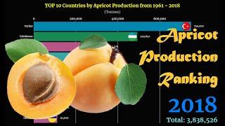 Apricot Production Ranking | TOP 10 Country from 1961 to 2018