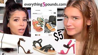 WE TRIED ON $5 SHOES! WE COULDN'T BELIEVE IT!!!