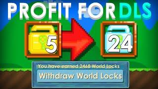 BEST WAY TO GET DLS in Growtopia! GET RICH FAST WITHOUT FARMING! (EASY PROFIT)