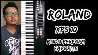 Roland XPS 10 Bank perform ( timbres favoritos )