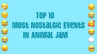 Top 10 Most Nostalgic Events in Animal Jam