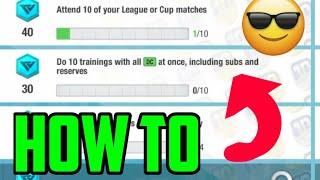 Do 10 trainings with all DC at once | Top Eleven Special Sponsor