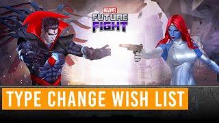 Top Character Type Changes I Want to See - Marvel Future Fight