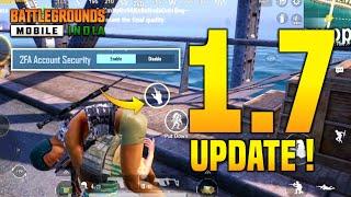 BGMI TOP 10 NEW FEATURES | BGMI NEXT 1.7 UPDATE | NEW 2FA SYSTEM, PIGGYBACK, CHARACTER & MORE !