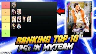 *RANKING* THE TOP 10 POINT GUARDS IN NBA 2K20 MYTEAM! BEST PGs IN THE GAME! NBA 2K20 (TIER LIST)