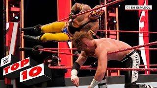 Top 10 Mejores Momentos de Raw En Español: WWE Top 10, Abr 20, 2020