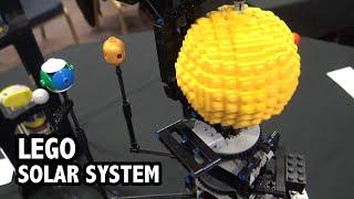 Motorized Mechanical LEGO Solar System | Great Western Brick Show 2019