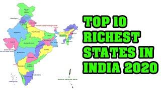 Top 10 Richest States in India 2020 | GDP