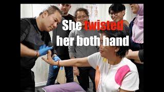 Chris Leong -SHE FELL DOWN AND TWISTED HER WRIST |TOP 3 Most | MostAmazingTop10 Ask Dr BONE CRACKING