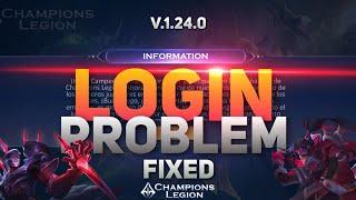 TOP 10 FIX CHAMPION LEGIONS LOGIN PROBLEM FIXED