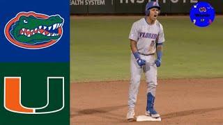 #10 Florida vs #7 Miami | 2020 College Baseball Highlights