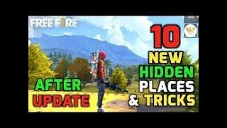 top 10 hidden & secret place for rank pushing-free fire