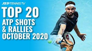 Top 20 ATP Tennis Shots & Rallies! October 2020