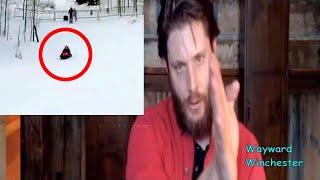 Jensen Ackles Snaps Into Full Dad Mode To Save His Daughter JJ! | Jensen Tells The Snow Tubing Story