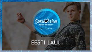 ESC 2020 - Eesti Laul - Top 10 (Estonia in the Eurovision Song Contest 2020)