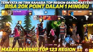 TERNYATA INI TRIK RAHASIA TOP REGION GRANDMASTER!! 20K POINT DALAM 1MINGGU - MAEN BARENG TOP123 GM