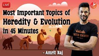 Most Important Topics of Heredity and Evolution in 45 Mins | CBSE Class 10 Biology | NCERT Vedantu