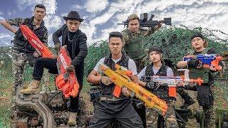 Superheroes Nerf John SEAL X Nerf Gun Fight Criminal Group Rescue Teammate Nerf War Action Movies