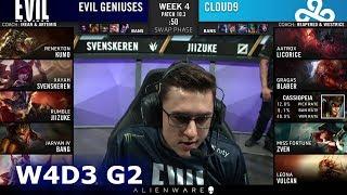 Evil Geniuses vs Cloud 9 | Week 4 Day 3 S10 LCS Spring 2020 | EG vs C9 W4D3