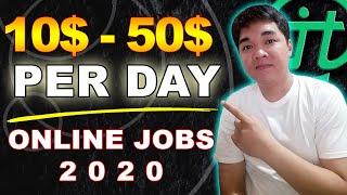 Kumita ng 10$ to 50$ Per Day Top 7 Online Jobs 2020