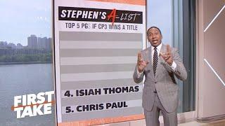Stephen's A-List: Top 5 Point Guards *if Chris Paul wins a title | First Take