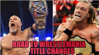 WWE Top 10 - Road to WrestleMania Title Changes