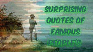 Surprising Quotes of Top 10 People's | Ever heard these quotes in life  | Top 10 Quotes