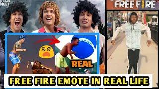 TOP 10 EMOTE IN REAL LIFE OF FREE FIRE | FREE FIRE EMOTE IN REAL LIFE | SOURCE OF EMOTE OF FREE FIRE