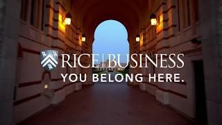 You Belong Here At Rice Business: A Top-Ranked Graduate Entrepreneurship Program