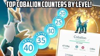 Top Cobalion Counters By Level In Pokemon Go!